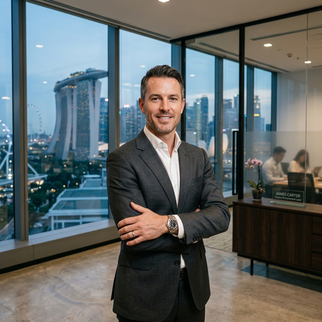 James Carter Carbon Procurement Lead in Singapore office